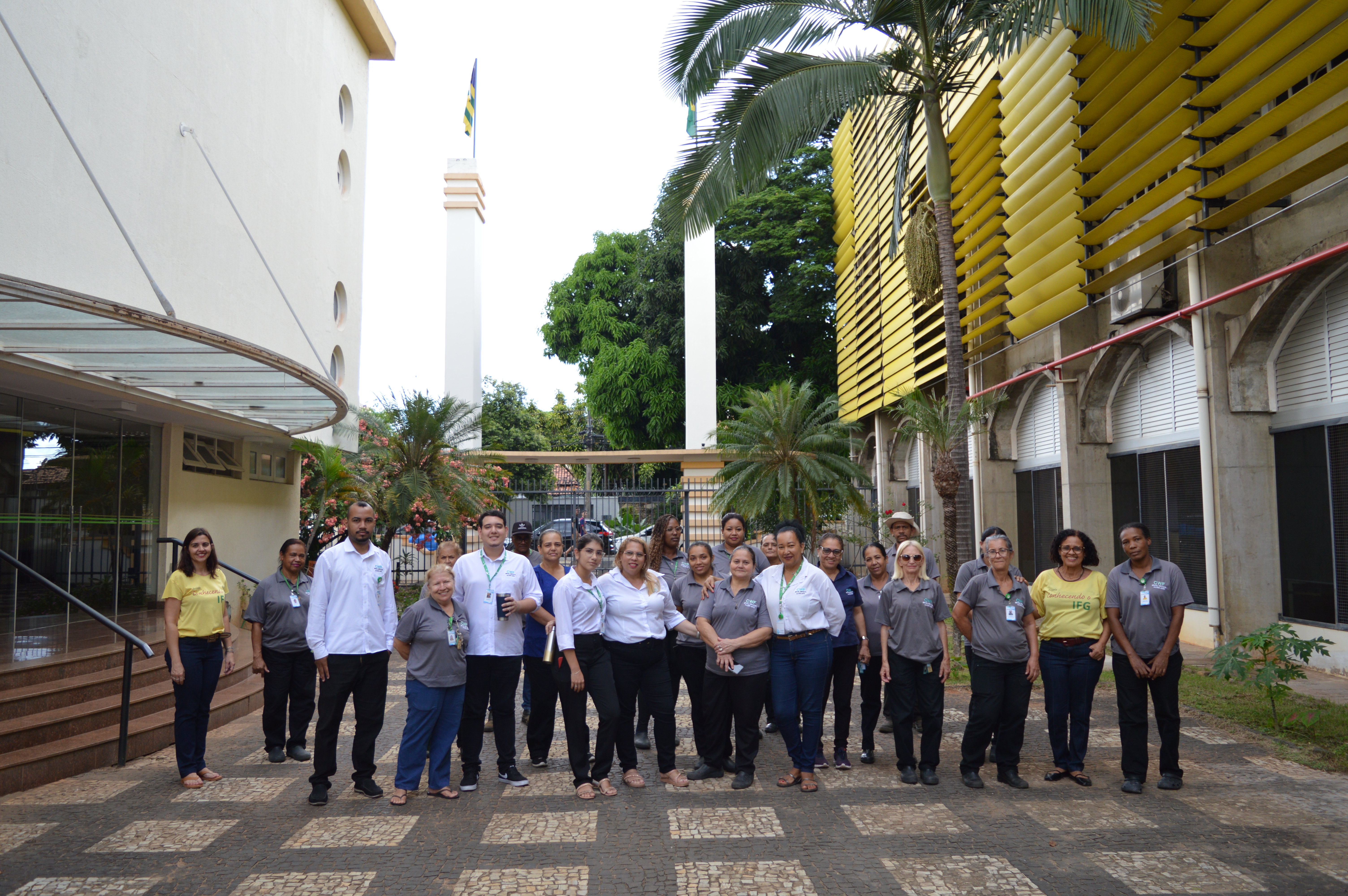 Essa edição especial do projeto Conhecendo o IFG com os servidores terceirizados ocorreu nos dias 8 e 10 de abril.